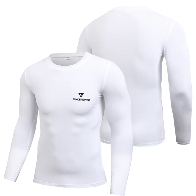 VincerePro - 4002 Sportska duga potkošulja - Bijela