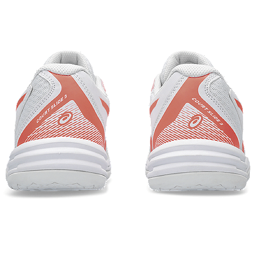 Asics - 1042A209 - COURT SLIDE 3 - 102 WHITE/SUN CORAL - ženska cipela 2024