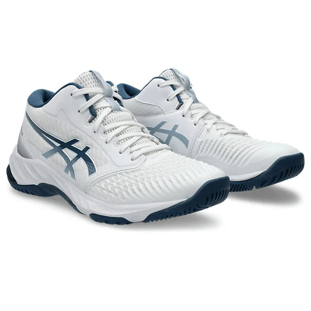 Asics - 1051A074 - NETBURNER BALLISTIC FF MT 3 - 103 WHITE/VINTAGE INDIGO - muške tenisice 2025.