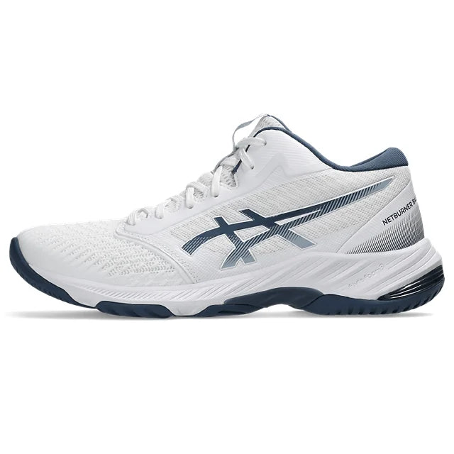 Asics - 1051A074 - NETBURNER BALLISTIC FF MT 3 - 103 - WHITE/VINTAGE INDIGO - muške tenisice 2025