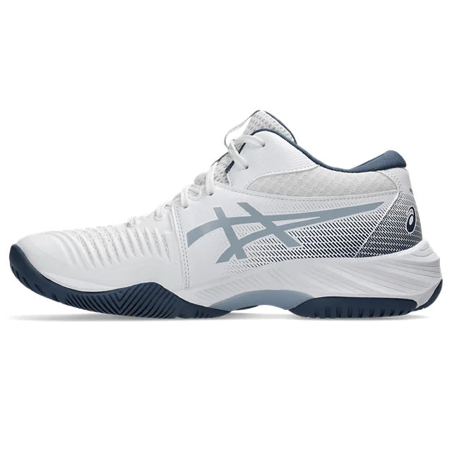 Asics - 1051A074 - NETBURNER BALLISTIC FF MT 3 - 103 - WHITE/VINTAGE INDIGO - muške tenisice 2025