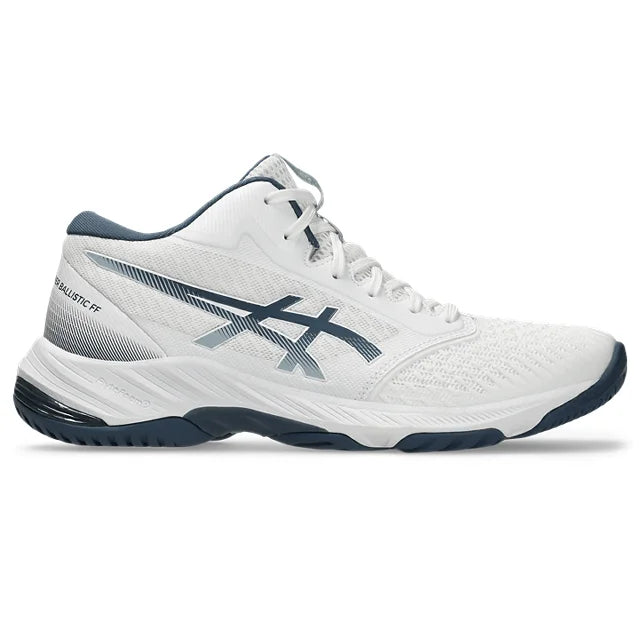 Asics - 1051A074 - NETBURNER BALLISTIC FF MT 3 - 103 - WHITE/VINTAGE INDIGO - muške tenisice 2025