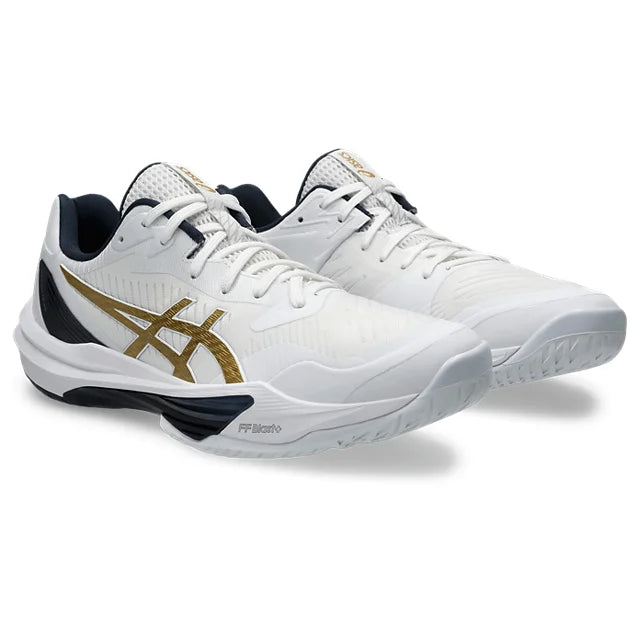 Asics - 1051A080 - SKY ELITE FF 3 - 101 WHITE/PURE GOLD - muške tenisice 2025