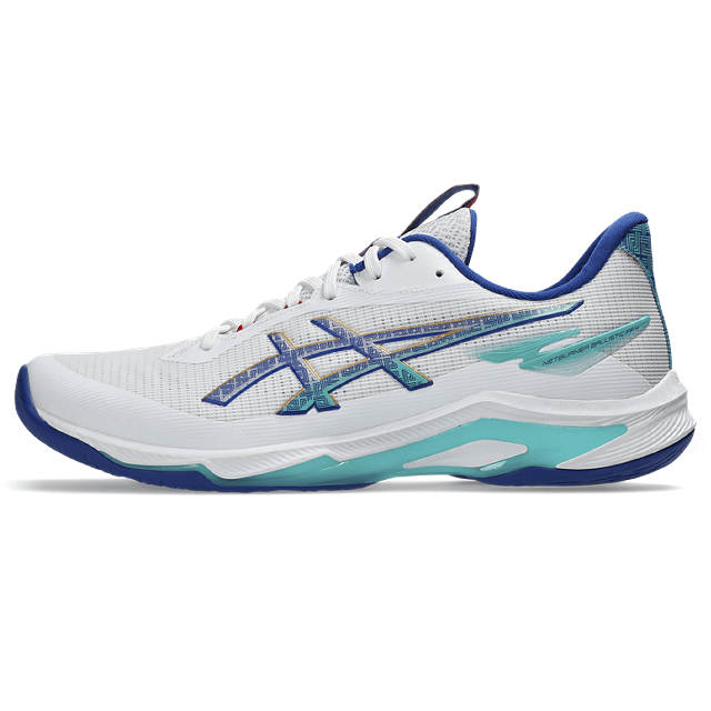 Asics - 1051A088 - NETBURNER BALLISTIC FF 4 - 300 LICHEN ROCK/TRANQUIL TEAL  - muške tenisice 2025