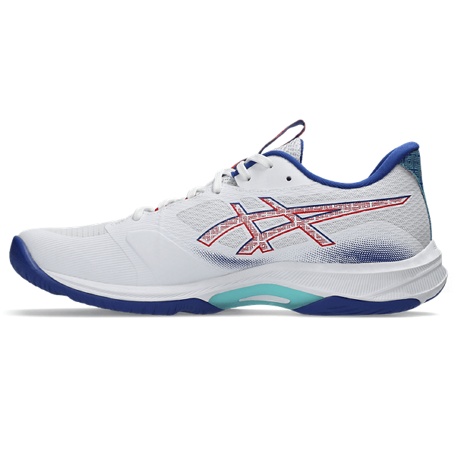 Asics - 1051A088 - NETBURNER BALLISTIC FF 4 - 300 LICHEN ROCK/TRANQUIL TEAL  - muške tenisice 2025