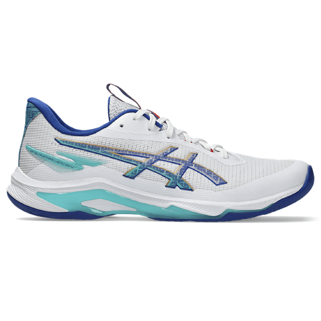 Asics - 1051A088 - NETBURNER BALLISTIC FF 4 - 300 LICHEN ROCK/TRANQUIL TEAL  - muške tenisice 2025