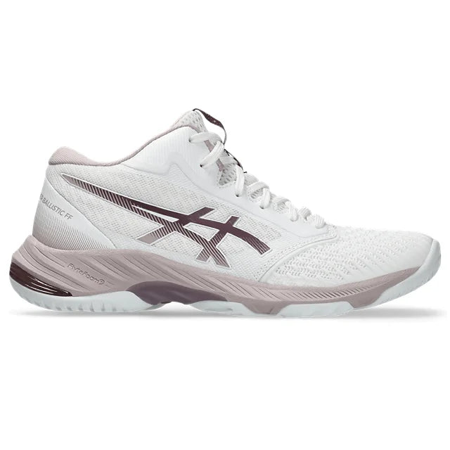 Asics - 1052A070 - NETBURNER BALLISTIC FF MT 3 - WHITE/WATERSHED ROSE - ženska cipela 2025