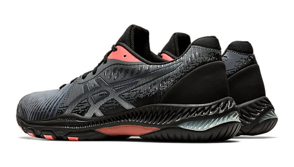 Asics - 1052A050 - NETBURNER BALLISTIC FF 2 LE - 010 BLACK/SUNRISE RED - ženske cipele 2021