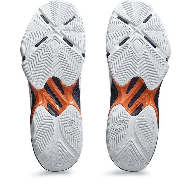 Asics - 1071A093 - BLADE FF - 103 - BIJELA/NOVA NARANČASTA - muške tenisice 2024