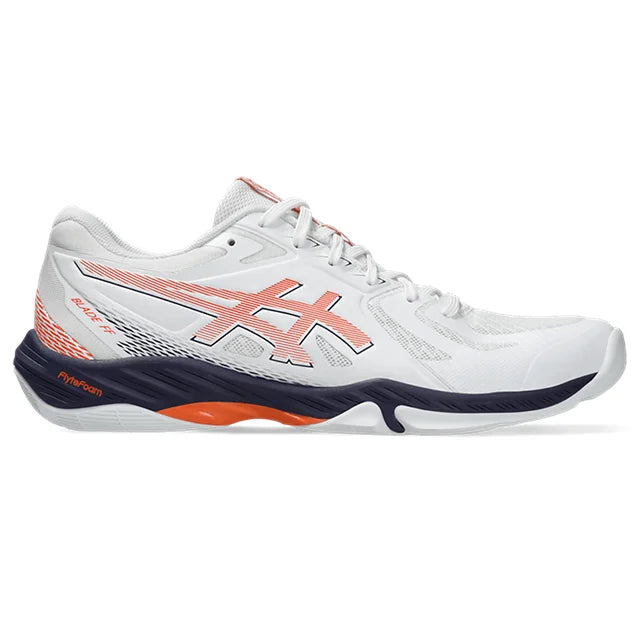 Asics - 1071A093 - BLADE FF - 103 - BIJELA/NOVA NARANČASTA - muške tenisice 2024