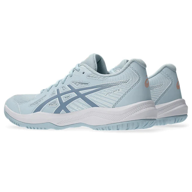 Asics - 1072A107 - UPCOURT 6 - 020 COOL GREY/GREY BLUE - ženske tenisice 2025