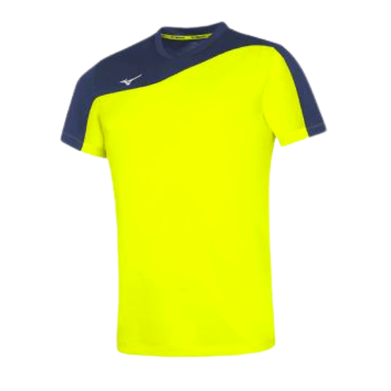 V2EA7003 - AUTHENTIC MYOU TEE - muški odbojkaški dres - flu žuta tamno plava
