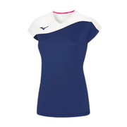 V2EA7203 - AUTHENTIC MYOU TEE - ženski odbojkaški dres - tamno plava bijela