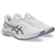 Asics - 1052A083 - NETBURNER BALLISTIC FF 4 - 106 WHITE/DAHLIA - ženske tenisice 2025