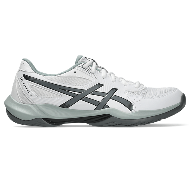Asics - 1071A116 - GEL-ROCKET 12 - 105 WHITE/STEEL GREY - muške tenisice 2027
