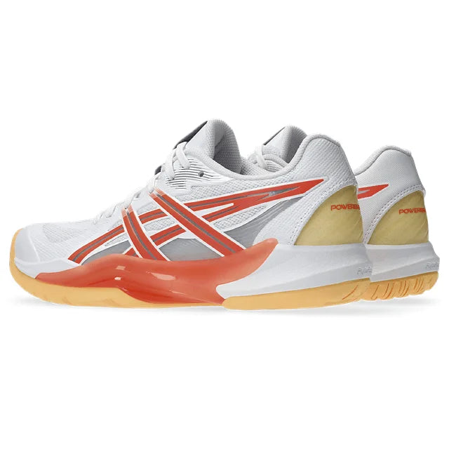 Asics - 1072A104 - POWERBREAK FF - 102 WHITE/VIVID CORAL - ženske tenisice 2025