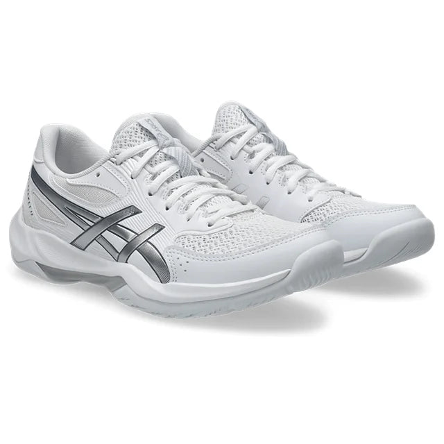 Asics - 1071A116-DT - GEL-ROCKET 12 - 101 WHITE/PURE SILVER - ženske  tenisice 2026