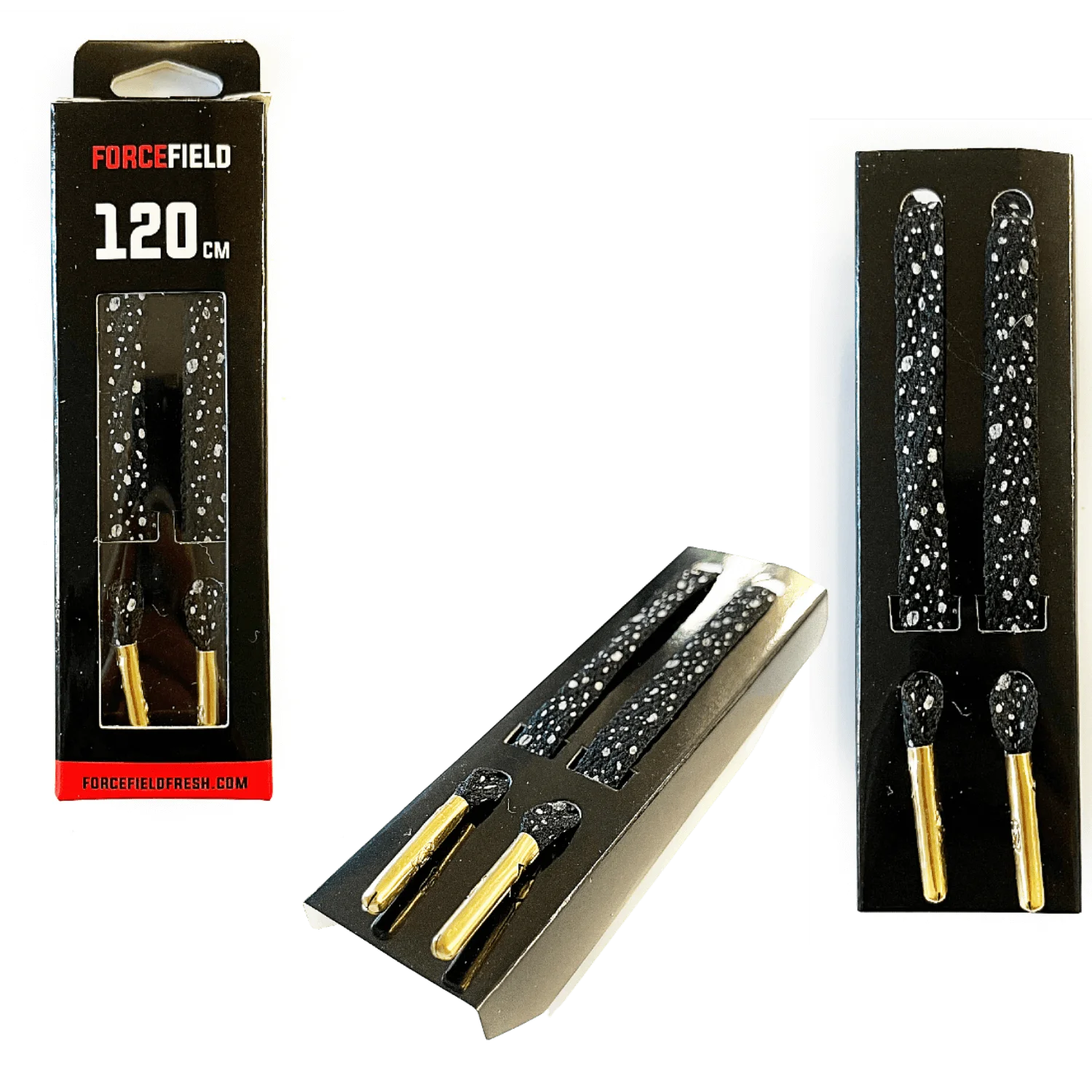 FORCEFIELD Flat Laces – vezice - rdeča