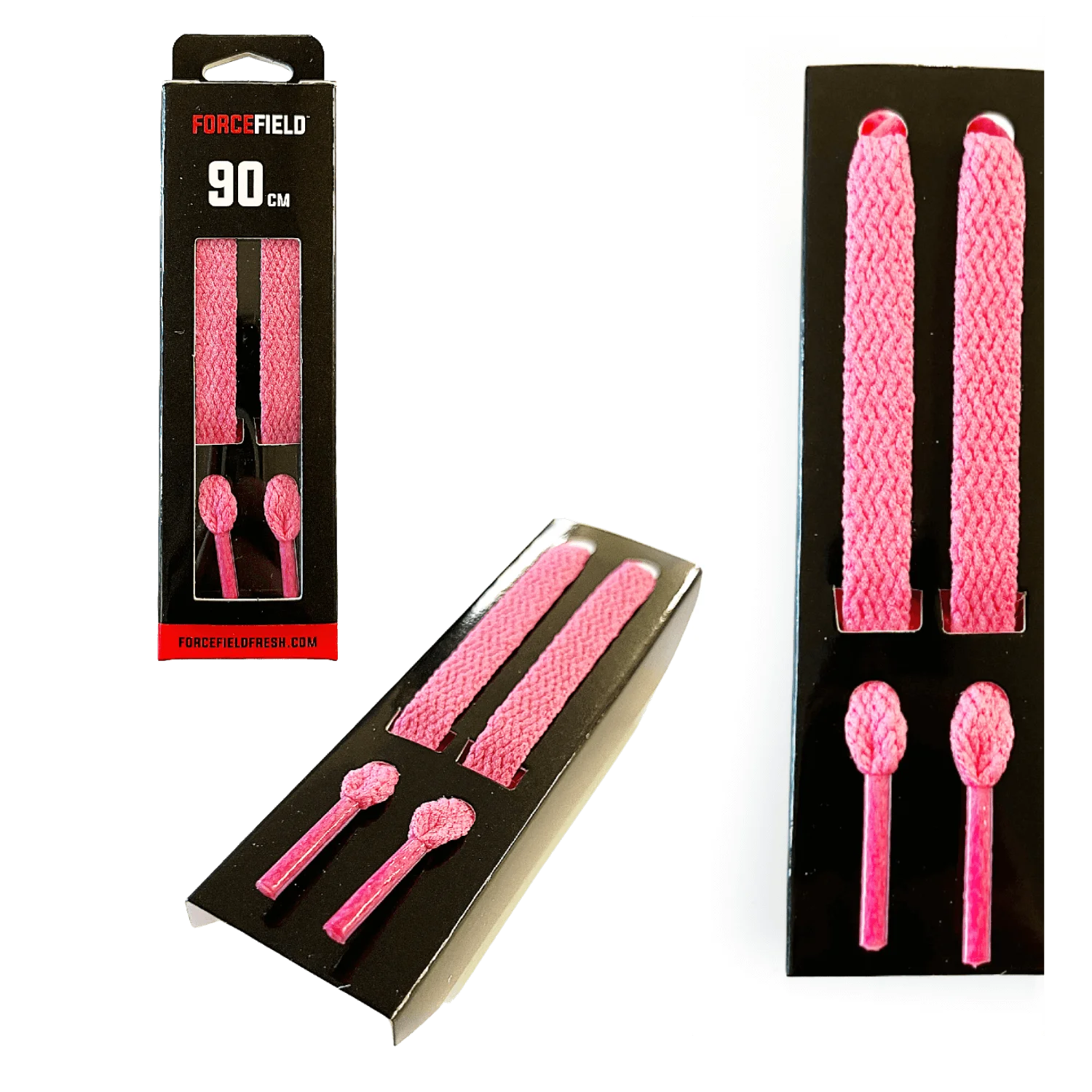 FORCEFIELD Flat Laces – vezice - rdeča