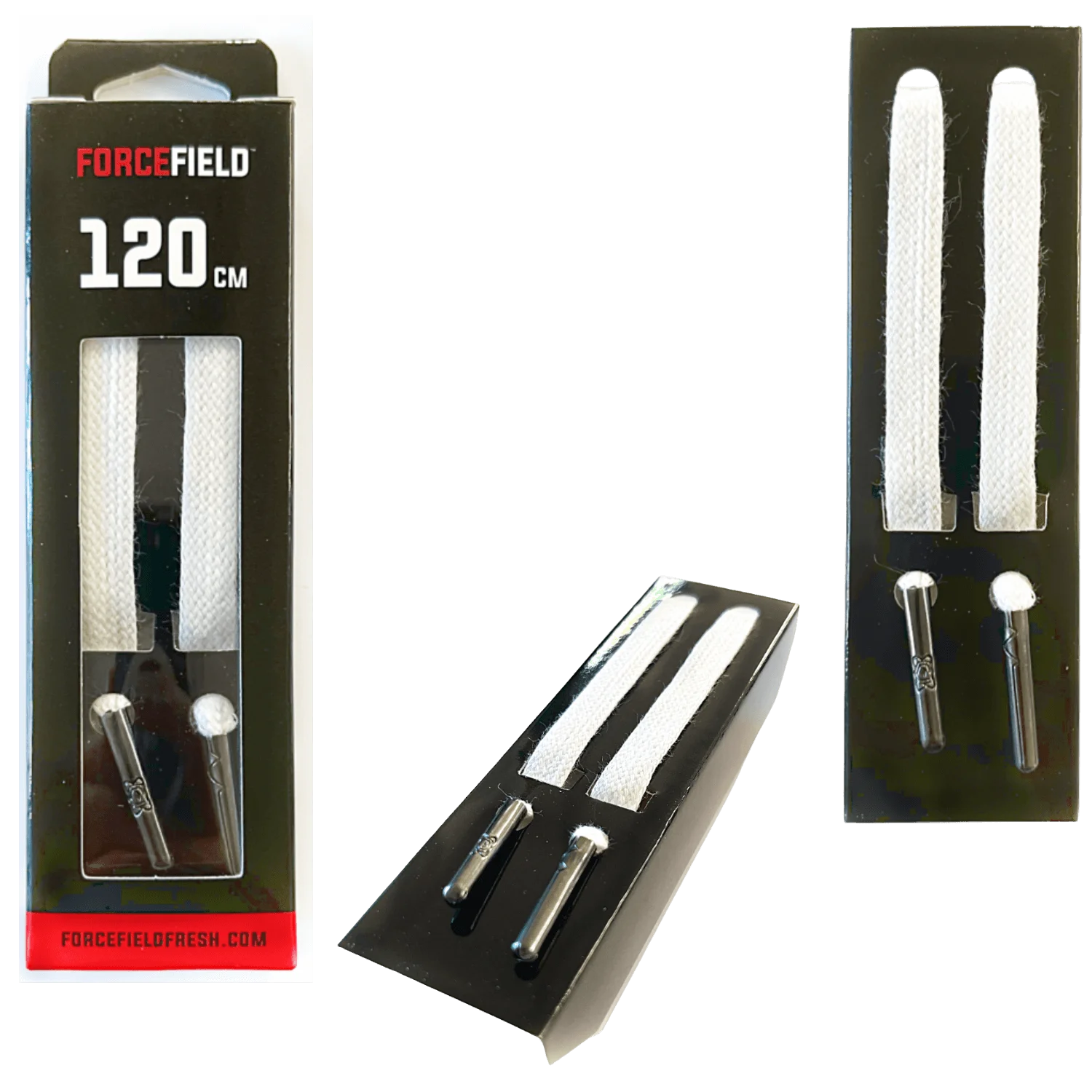 Forcefield Stretch Laces – rastezljive vezice - crne