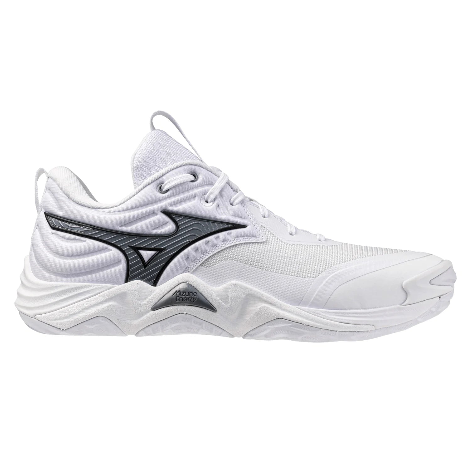 Mizuno - V1GA2512 - WAVE MOMENTUM ELITE - White/Metallic Gray/Black  - muške tenisice 2027