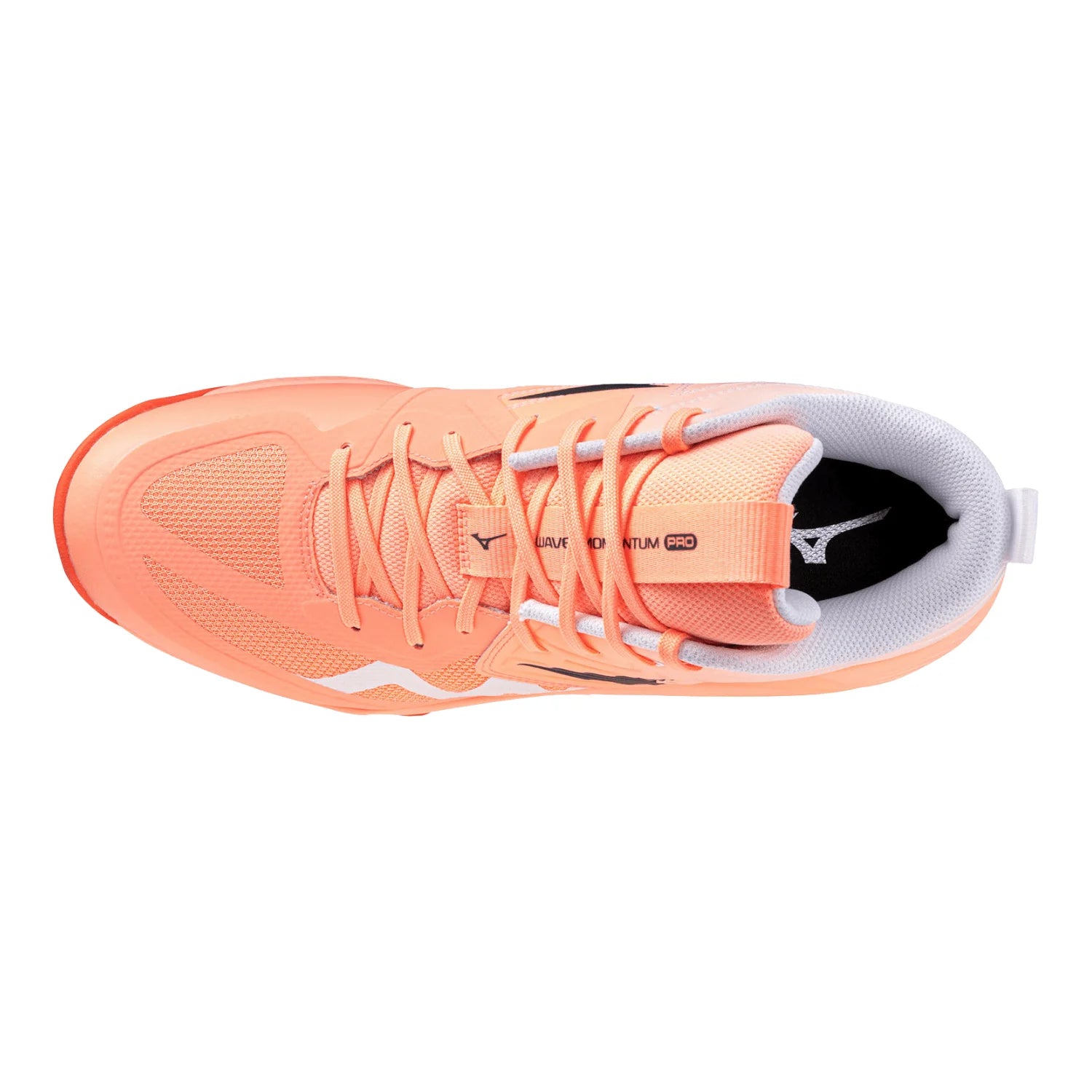 Mizuno - V1GA2545 - WAVE MOMENTUM PRO MID - FLAMINGO CORAL/LAVA ORANGE/WHITE - unisex tenisice 2027