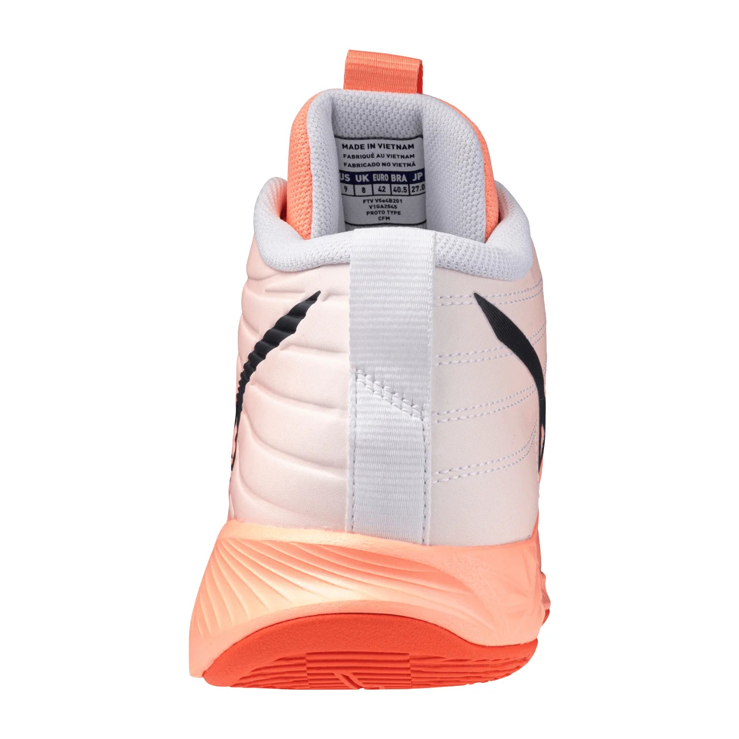 Mizuno - V1GA2545 - WAVE MOMENTUM PRO MID - FLAMINGO CORAL/LAVA ORANGE/WHITE - unisex tenisice 2027