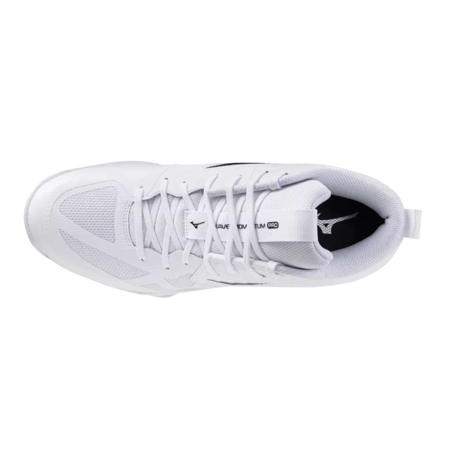 Mizuno - V1GA2545 - WAVE MOMENTUM PRO MID - WHITE/METALLIC GRAY/BLACK - unisex tenisice 2027