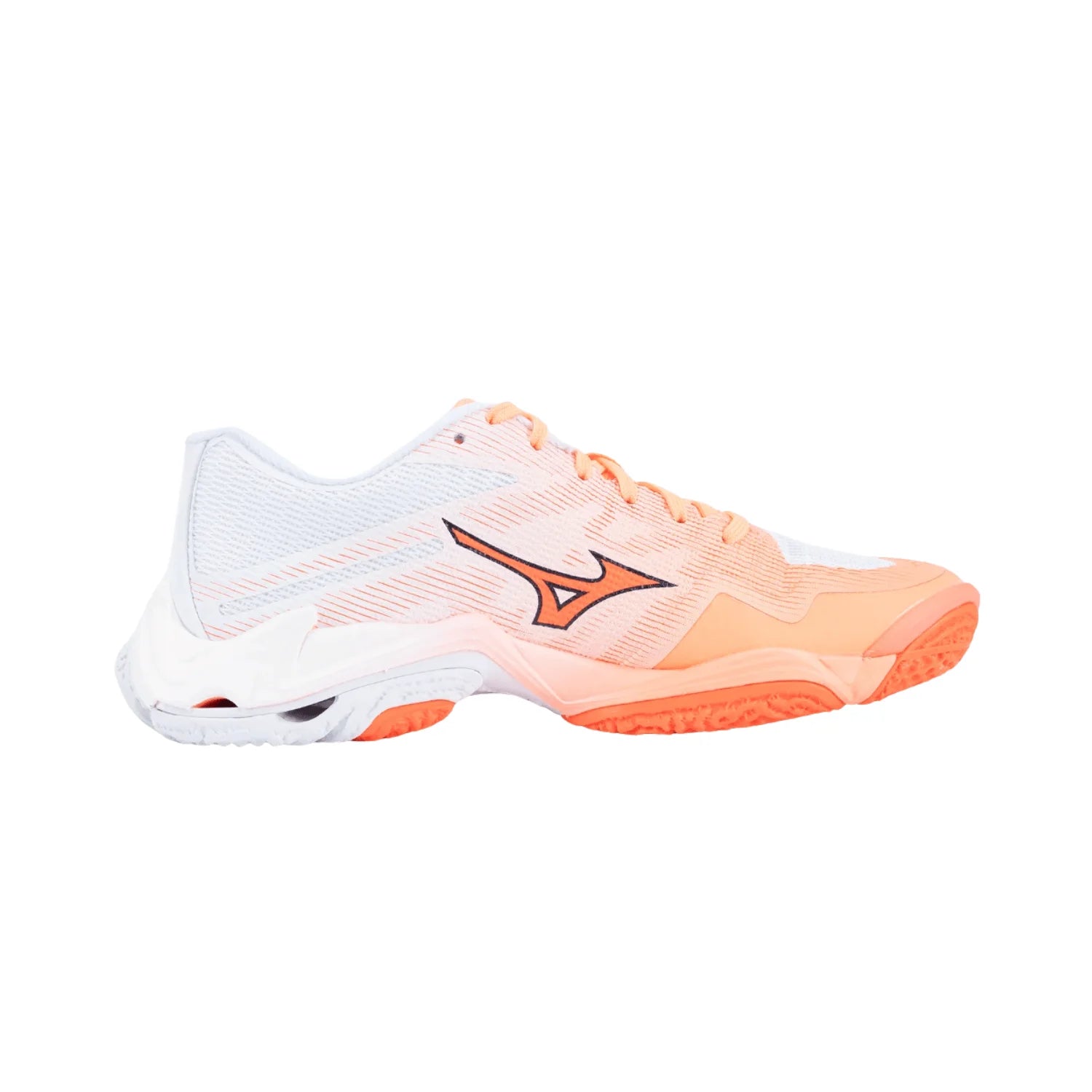 Mizuno - V1GA2600 - WAVE LIGHTNING ELITE - FLAMINGO CORAL/LAVA ORANGE/WHITE - unisex tenisice 2027