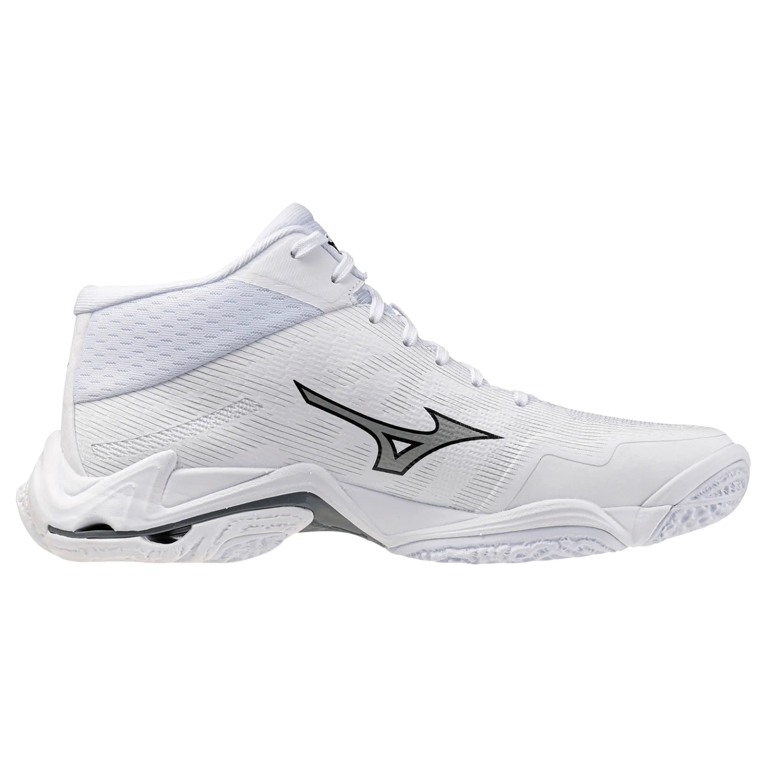 Mizuno - V1GA2605 - WAVE LIGHTNING ELITE MID - WHITE/ULTIMATE GREY/BLACK - unisex tenisice 2027