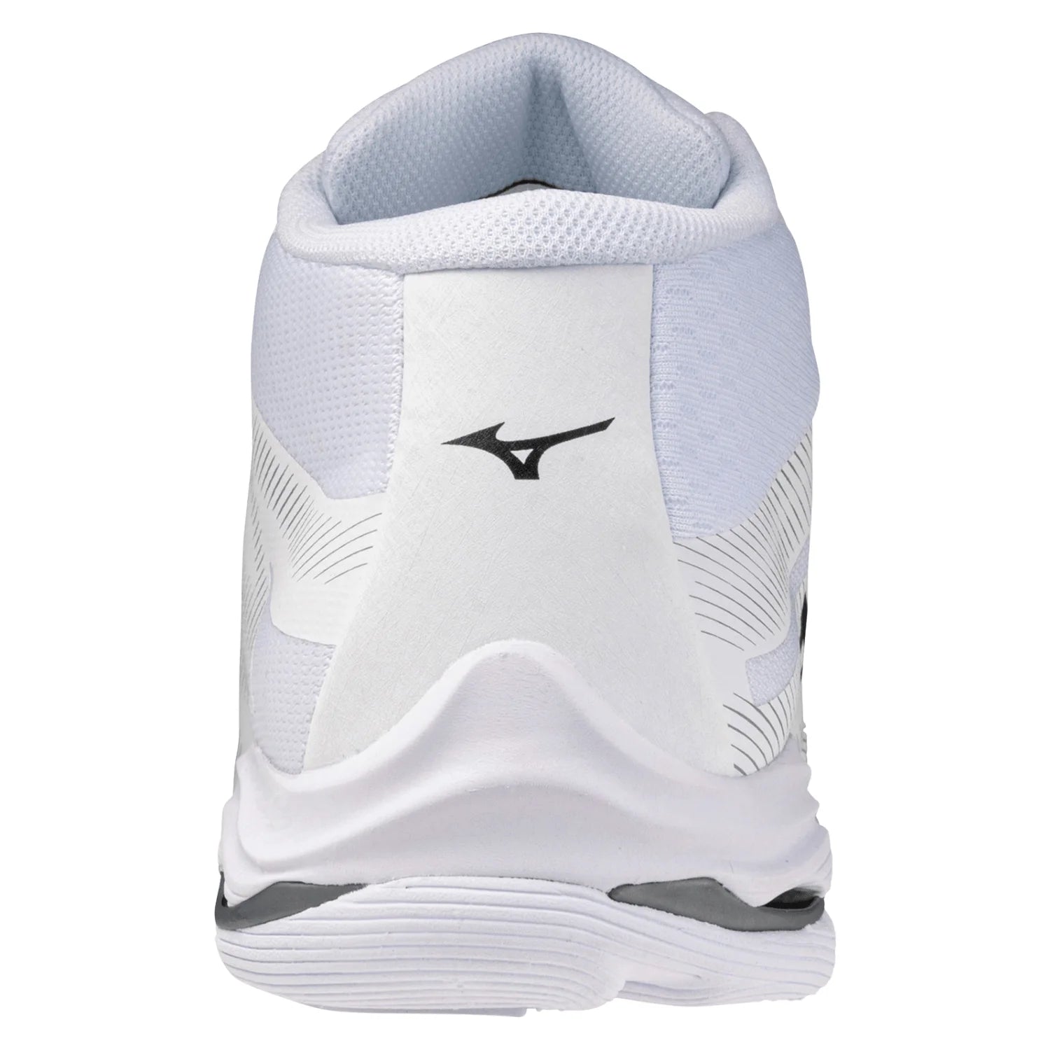 Mizuno - V1GA2665 - WAVE LIGHTNING PRO MID -WHITE/BLACK/ULTIMATE GRAY  - unisex tenisice 2027