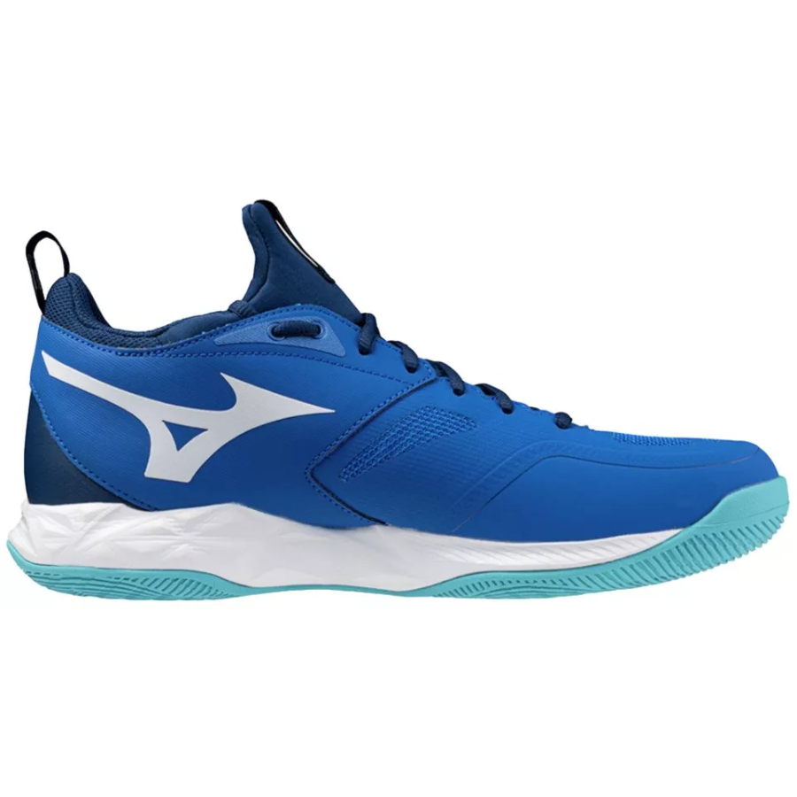 Mizuno - V1GA2245 - Wave Dimension MID - 76 - PLAVO/BIJELE - visoke muške papuče 2025