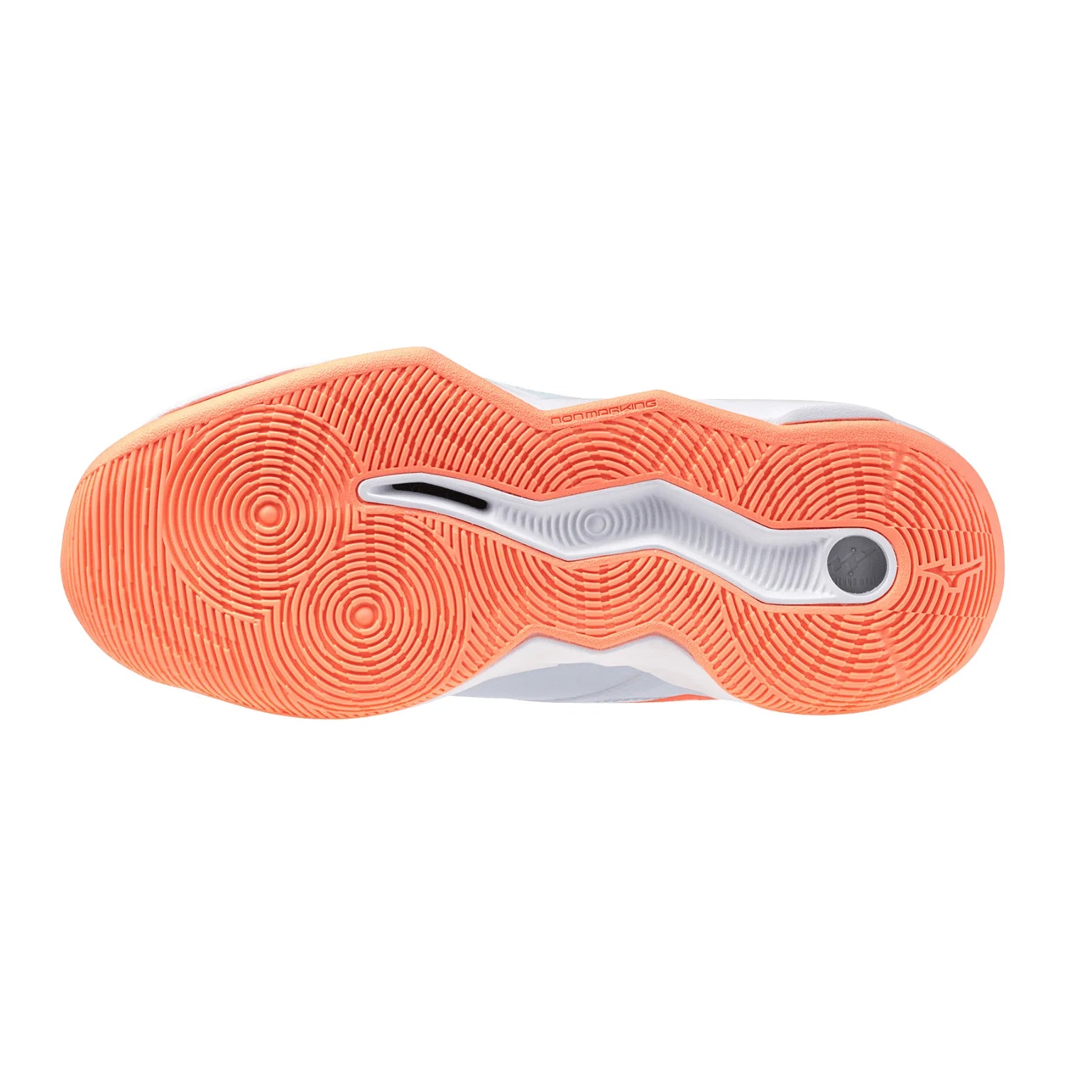 Mizuno - V1GC2545 - WAVE MOMENTUM PRO MID - BLUE FINCH/LAVA ORANGE/FLAMINGO CORAL - ženske tenisice 2027