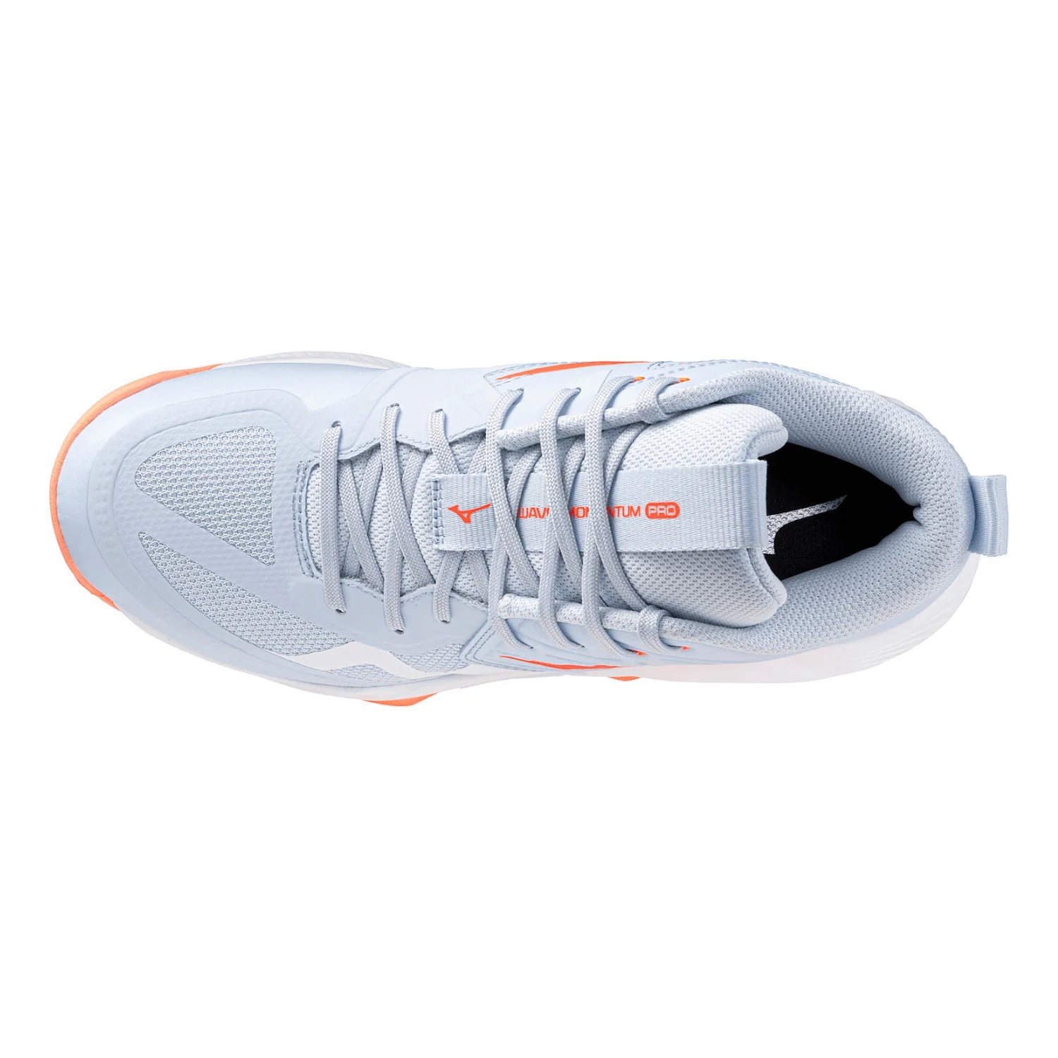 Mizuno - V1GC2545 - WAVE MOMENTUM PRO MID - BLUE FINCH/LAVA ORANGE/FLAMINGO CORAL - ženske tenisice 2027