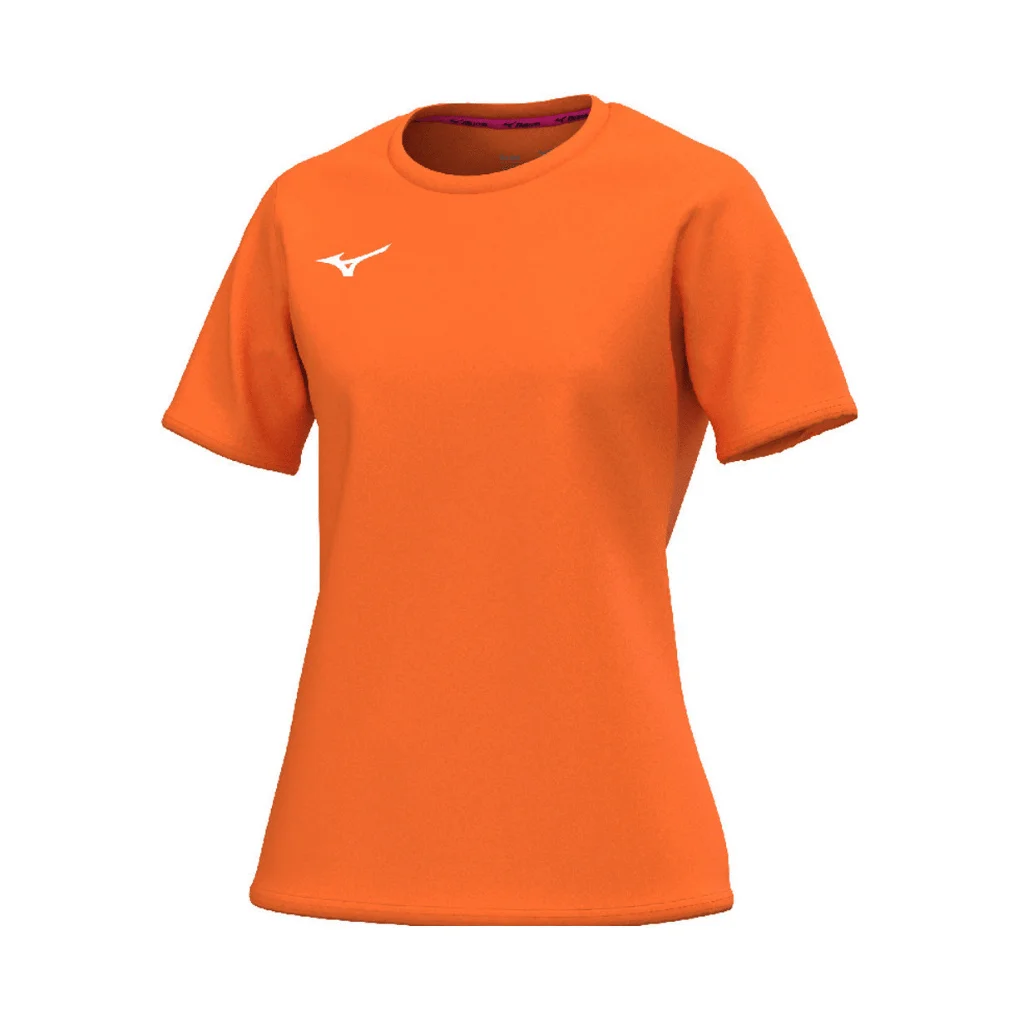 Mizuno – 32EAB765 – Training Tee (ženska trening majica) – FluoOrange (fluorescentno narančasta)