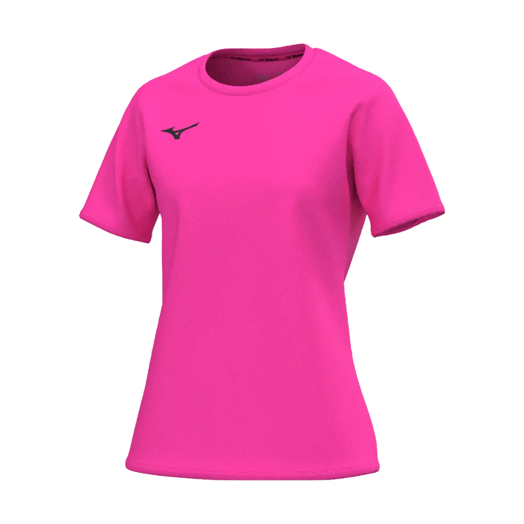 Mizuno – 32EAB765 – Training Tee (ženska trening majica) – FluoPink (fluorescentno ružičasta)