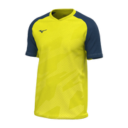 Mizuno – V2EAC510 – Game Shirt Meisaigara (muška majica) – YellowFluo/Navy (fluorescentno žuta/tamno plava)