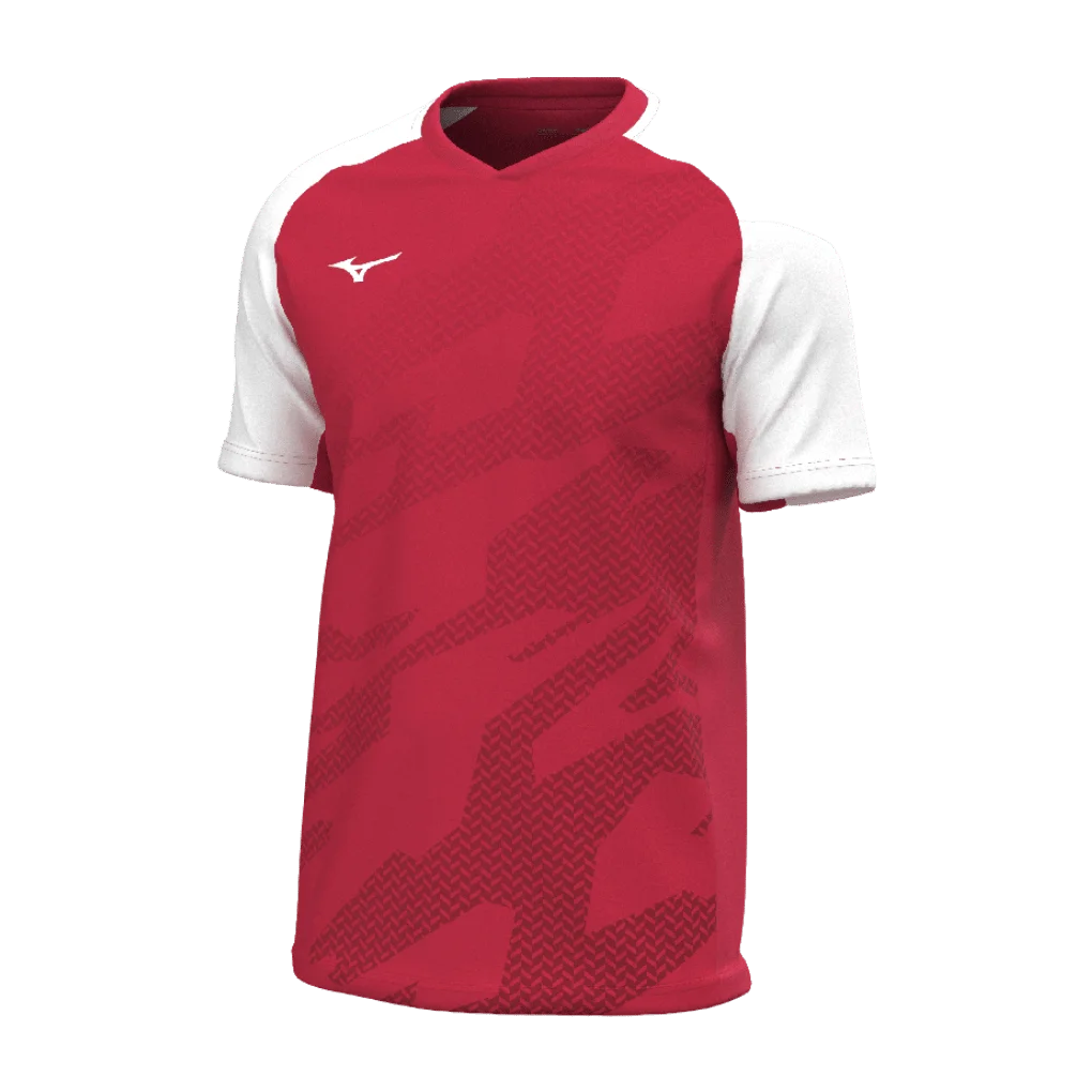 Mizuno – V2EAC510 – Game Shirt Meisaigara (muška majica) – Red/White (crvena/bijela)