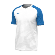 Mizuno – V2EAC510 – Game Shirt Meisaigara (muška majica) – White/Royal (bijela/kraljevsko plava)