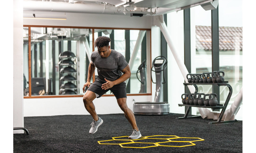 SKLZ Speed ​​​​Web – šesterokutni set obruča za trening agilnosti | Mreža za eksplozivnu brzinu i agilnost!