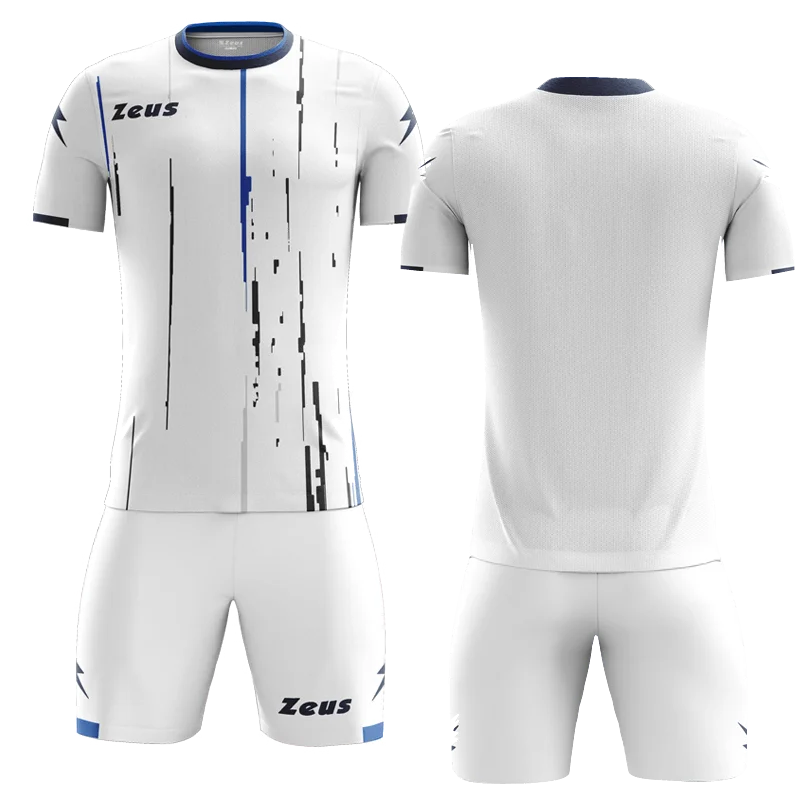 K/BOLTWHIT - Zeus BOLT WHITE SET - muški dres - Bijelo - Kraljevsko plavo - Tamno plavo