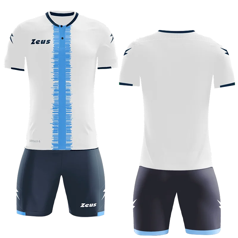 KIT PERSEO - Zeus KIT PERSEO - muški odbojkaški dres - Bijelo - Nebesko plava