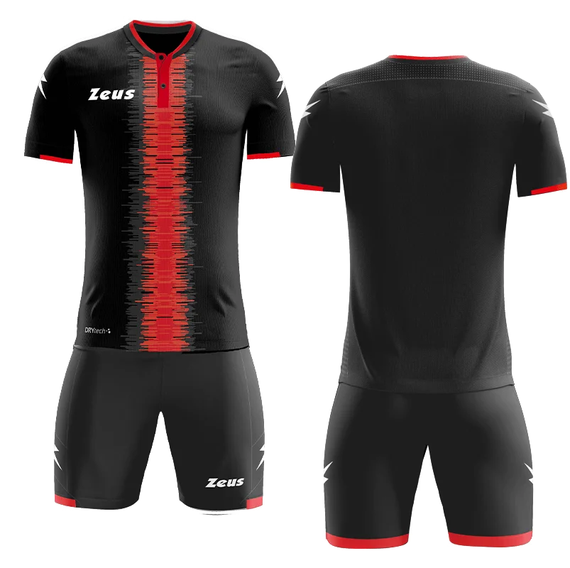 KIT PERSEO - Zeus KIT PERSEO - muški odbojkaški dres - Crno - Crveni