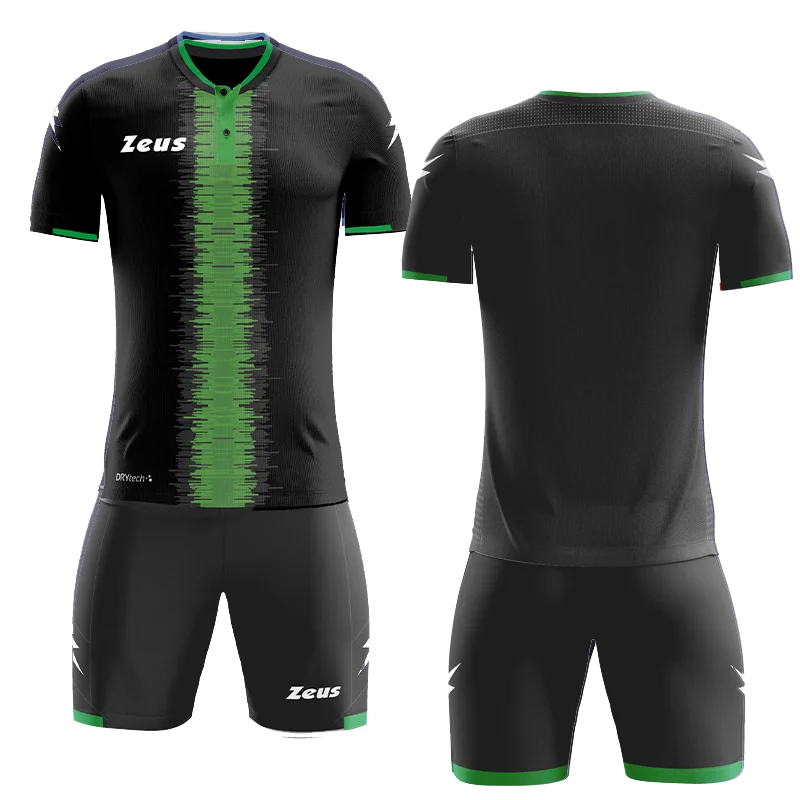 KIT PERSEO - Zeus KIT PERSEO - muški odbojkaški dres - Crno - Zeleni