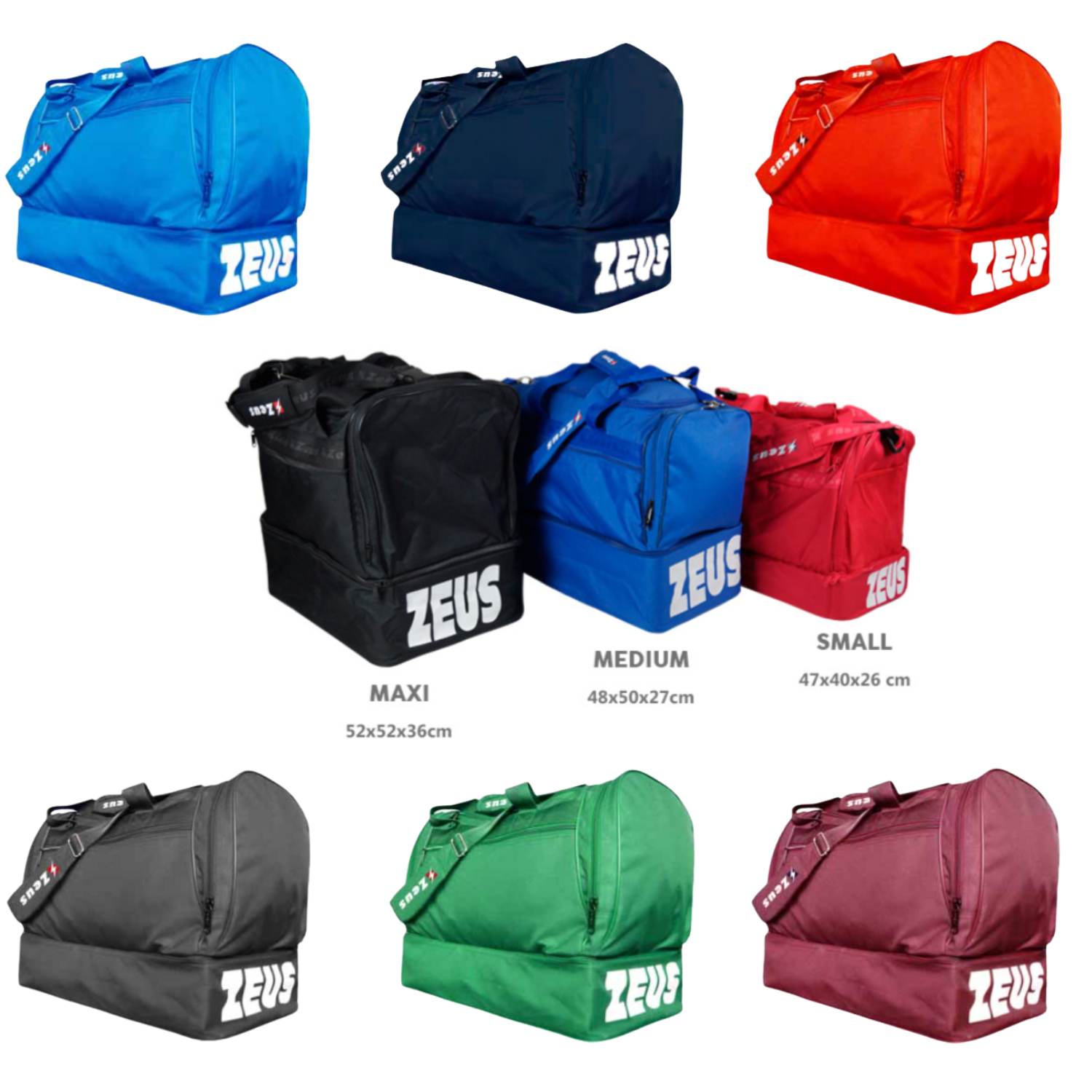 ZEUS BORSA MAXI – Sportska torba 95L s pojačanim dnom i ramenim remenom