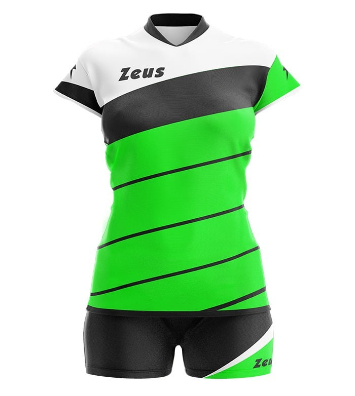 Zeus - Ženski dres LYBRA - komplet košulja, hlače - flu green