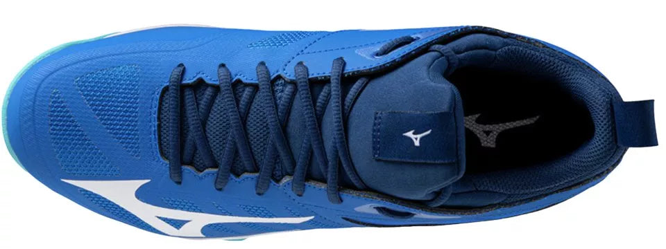 Mizuno - V1GC2240 - Wave Dimension MID - 76 - PLAVO/BIJELE - visoke muške papuče 2025
