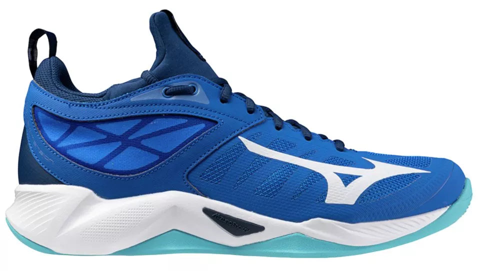 Mizuno - V1GC2240 - Wave Dimension MID - 76 - PLAVO/BIJELE - visoke muške papuče 2025