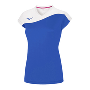 V2EA7203 - AUTHENTIC MYOU TEE - ženski odbojkaški dres - plavo bijeli