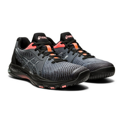 Asics - 1052A050 - NETBURNER BALLISTIC FF 2 LE - 010 BLACK/SUNRISE RED - ženske cipele 2021
